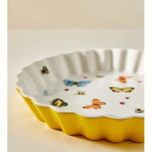 Anthropologie Abelle Quiche Dish Brand New